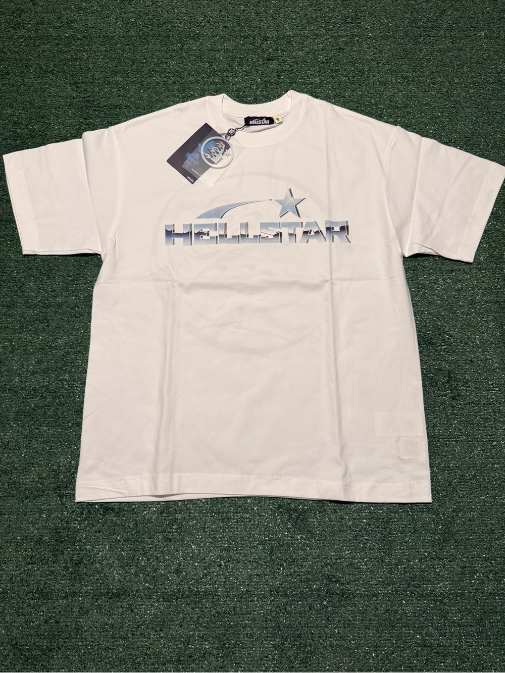 NWT Hellstar Silver Logo Graphic Tee